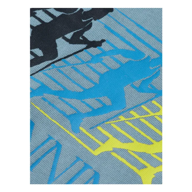 Artwork T-shirt Organic cotton | Blue