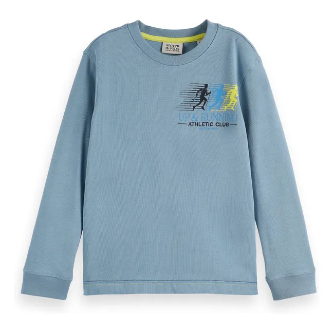 T-shirt Artwork Coton Bio | Bleu