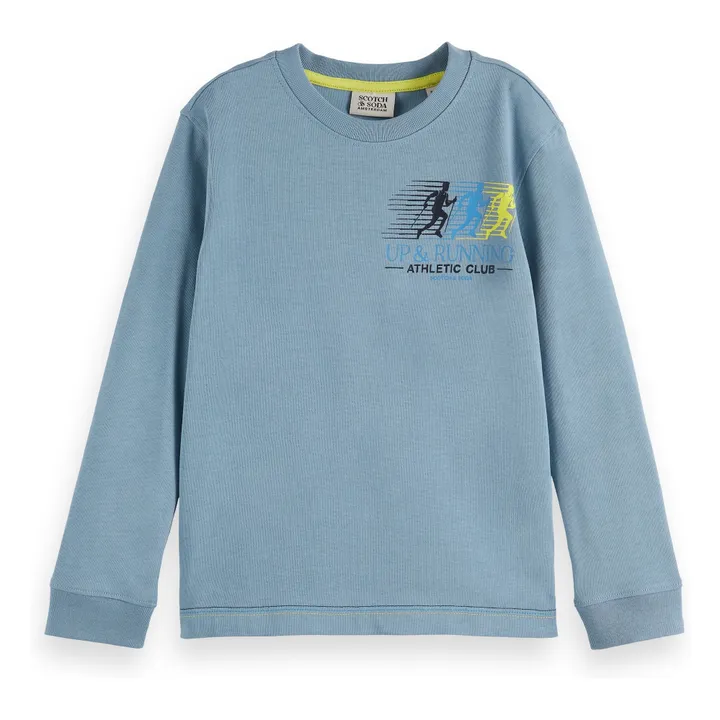 T-shirt Artwork Coton Bio | Bleu- Image produit n°0