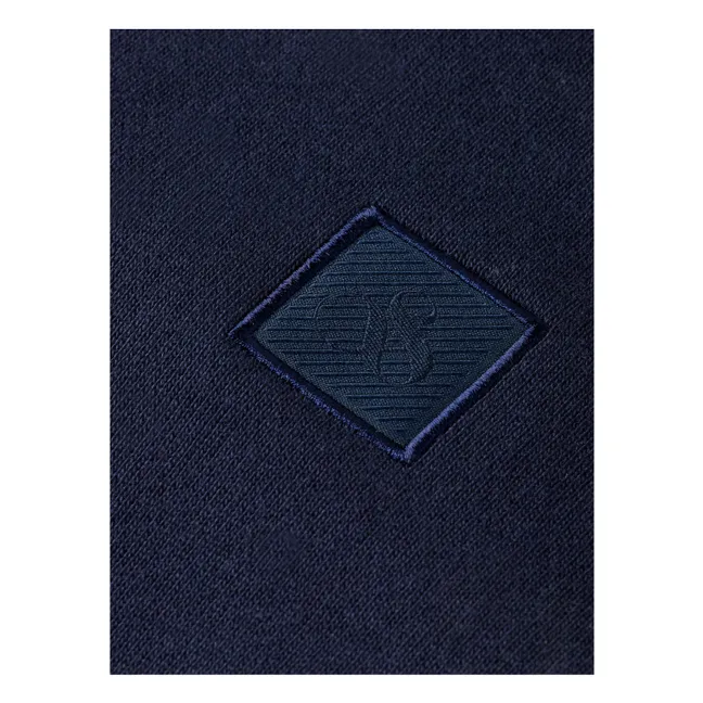 Sweat Zippé Logo | Bleu marine