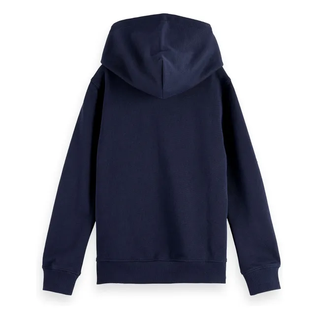 Sweat Zippé Logo | Bleu marine