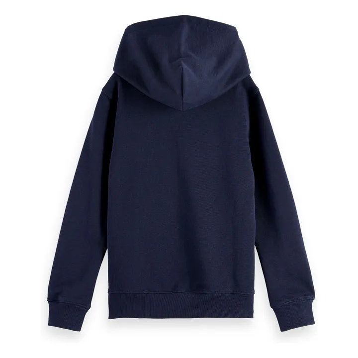 Sweat Zippé Logo | Bleu marine- Image produit n°1