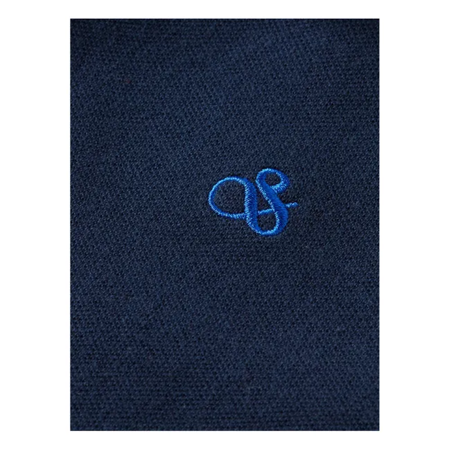 Polo con logotipo bordado | Azul Marino