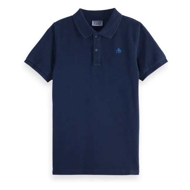 Polo con logotipo bordado | Azul Marino