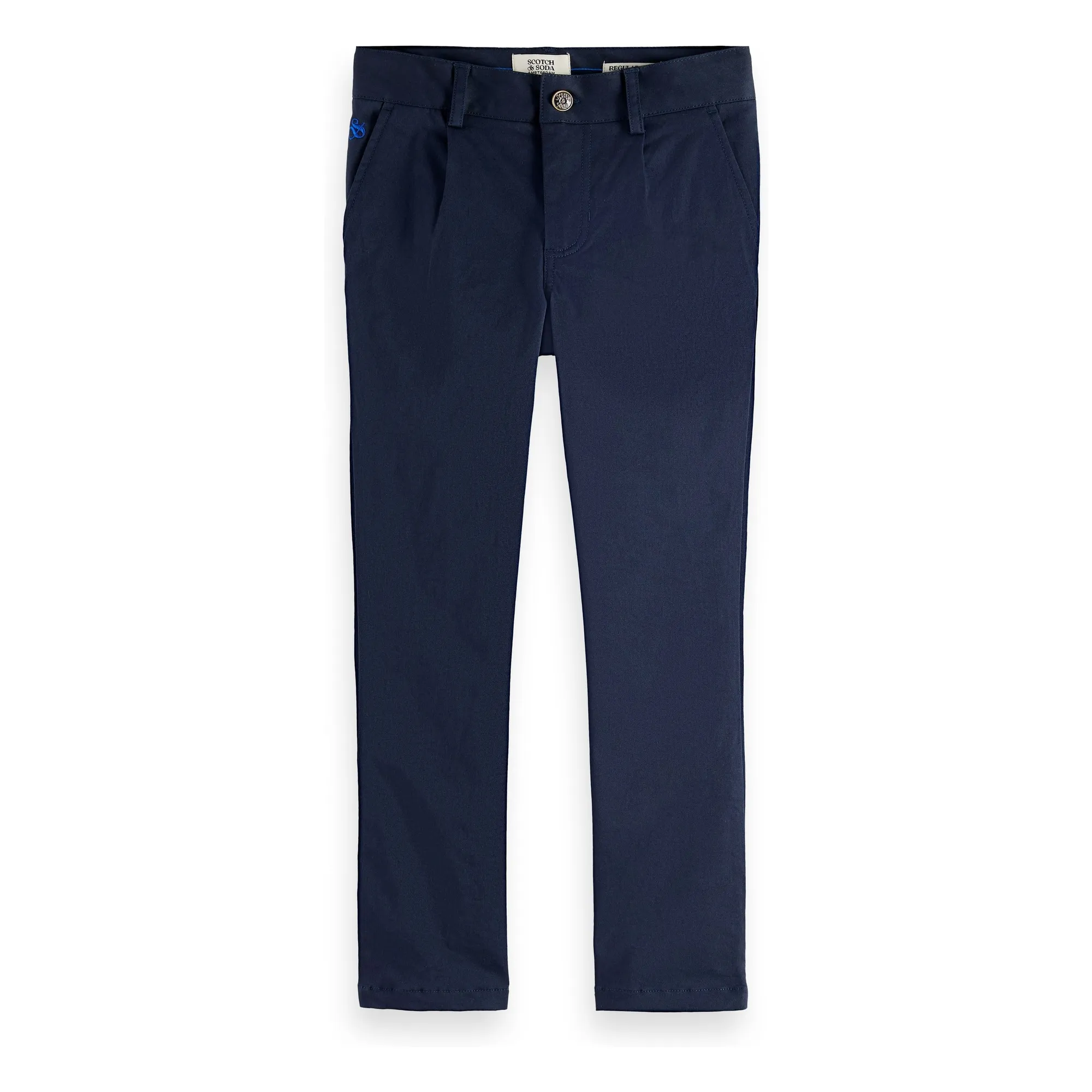 Scotch & Soda Navy Blue Stuart Chino Pants