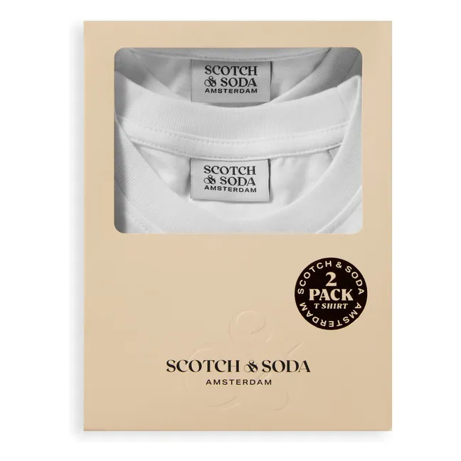 Lot de 2 T-shirts Coton Bio | Blanc