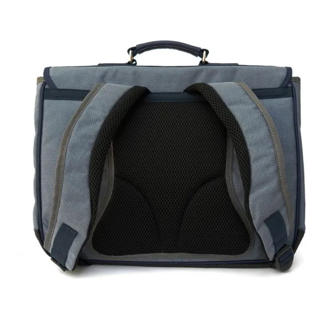 Wolf satchel | Grey blue