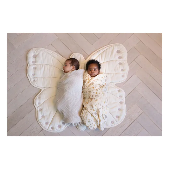 Tapis d'éveil Papillon | Ecru