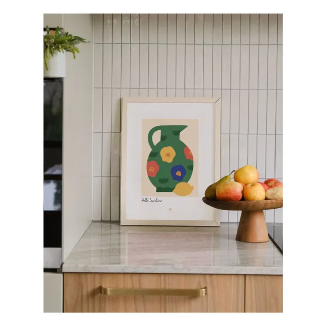 Hello Sunshine poster | Green