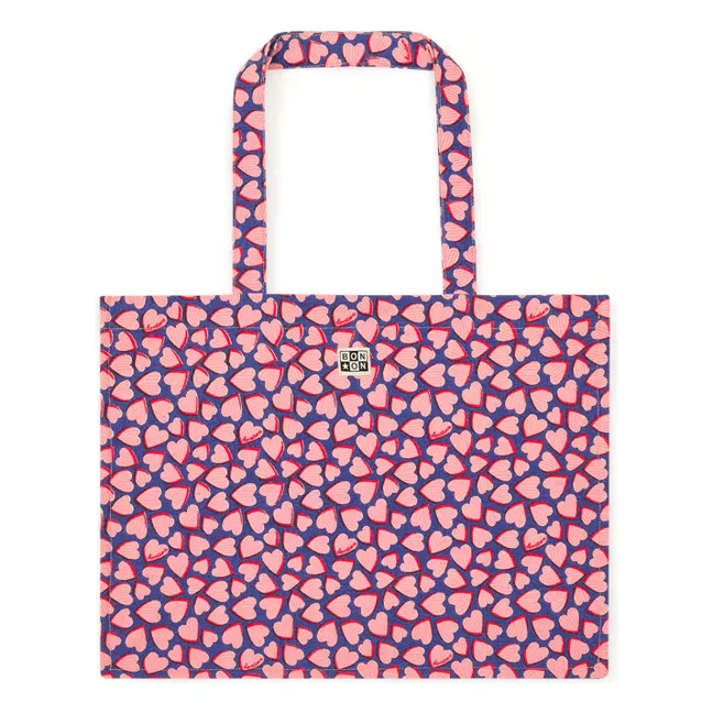 Tote Bag Beth Hearts | Pink