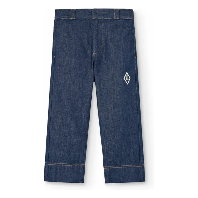 Ant Logo Organic Cotton Jeans | Denim brut