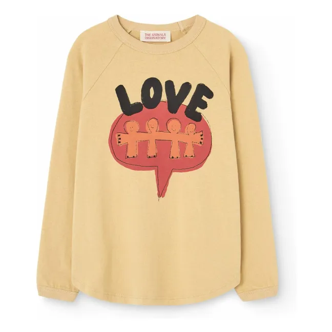 T-shirt Anteater Love | Jaune