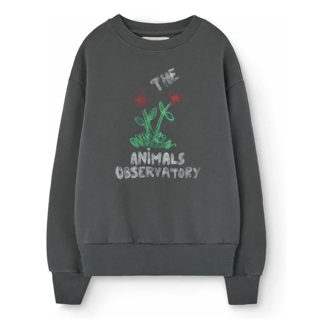 Sweatshirt Bear Blumen | Anthrazit
