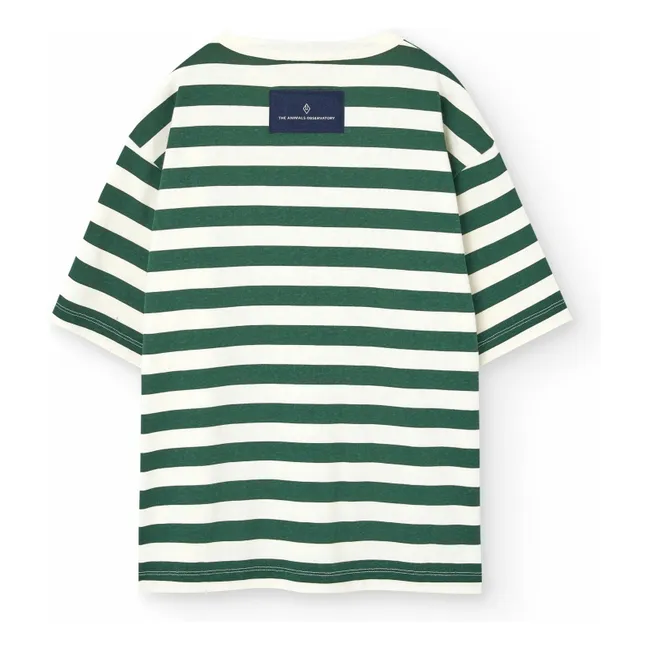 T-shirt Collie Rayé | Vert