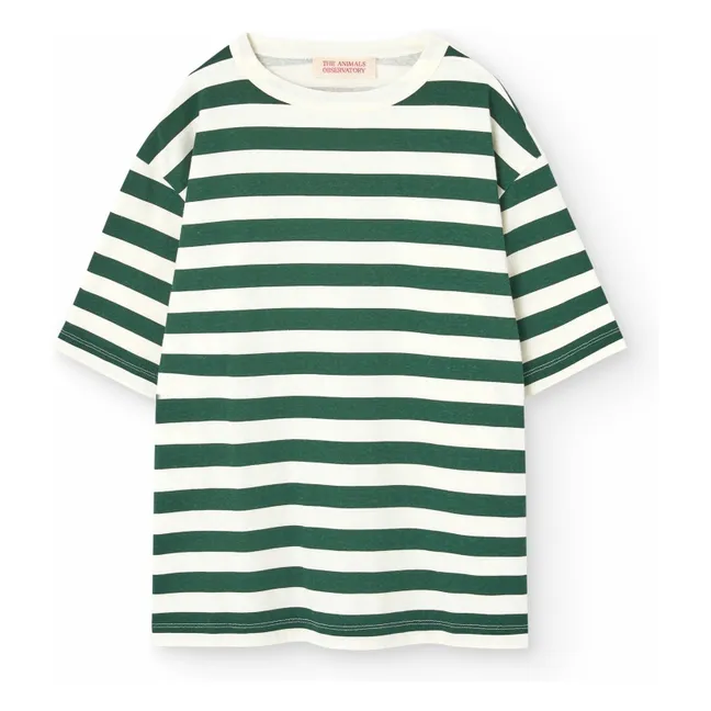 T-shirt Collie Rayé | Vert