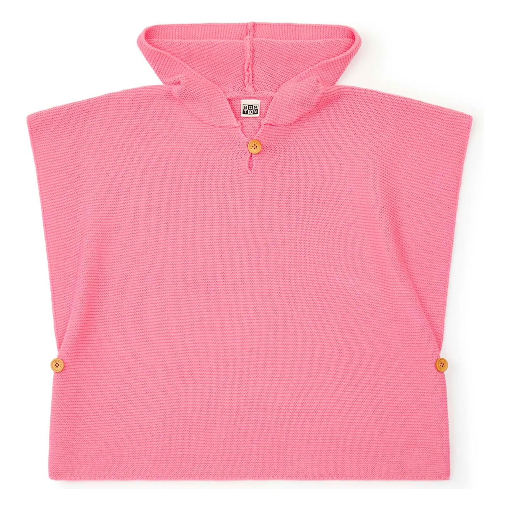 Bonton Pink Poncho Organic Cotton