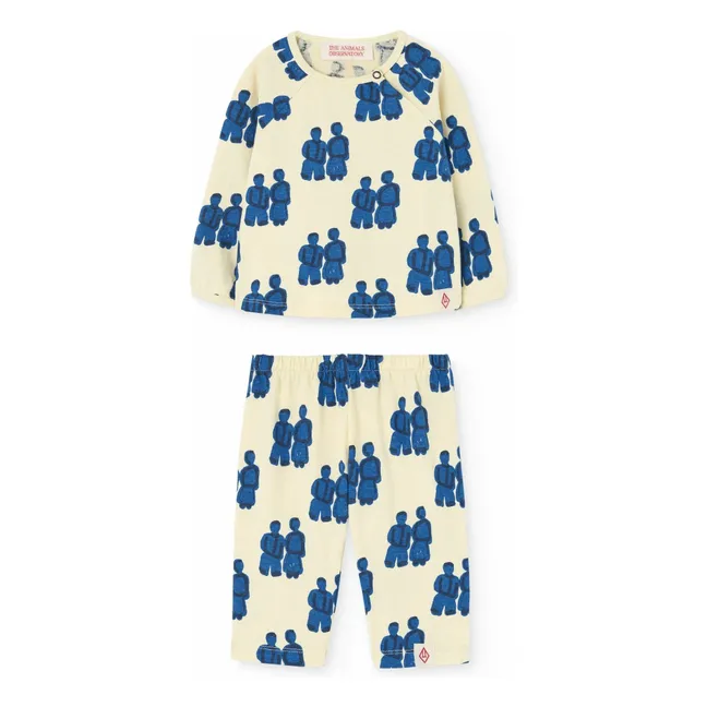Daug Top and Pants Set | Pale yellow