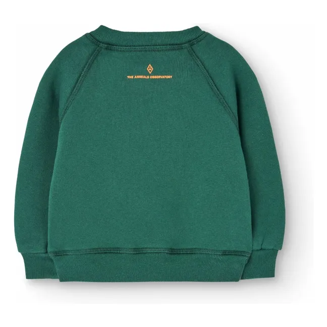 Sweat Jackal Love | Vert sapin