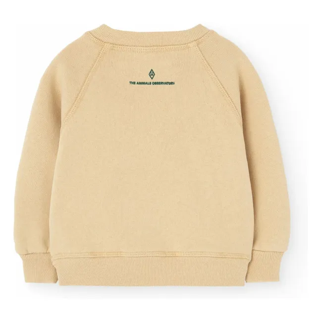 Sweat Jackal Cœurs | Jaune pâle