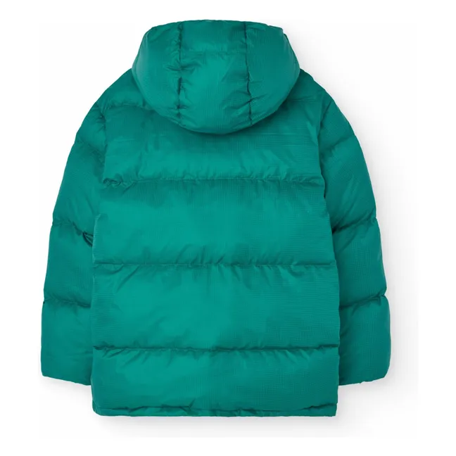 Chaqueta de plumón de fibra reciclada Lemur | Verde