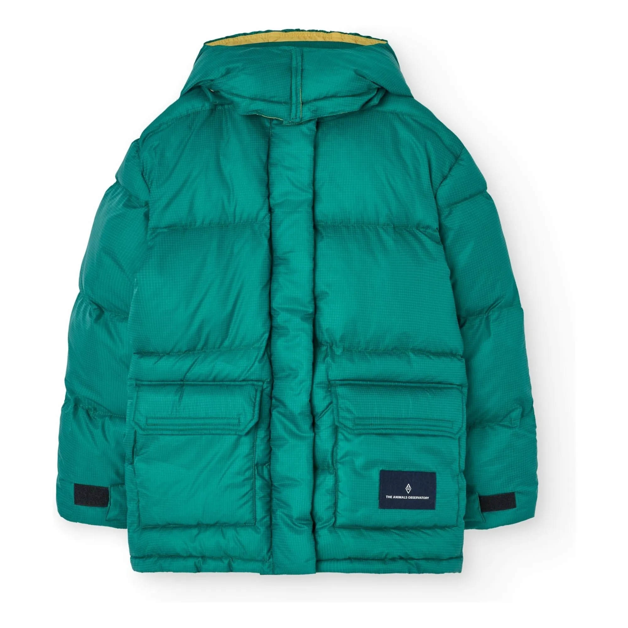 The Animals Observatory Green Lemur Recycled Fiber Down Jacket