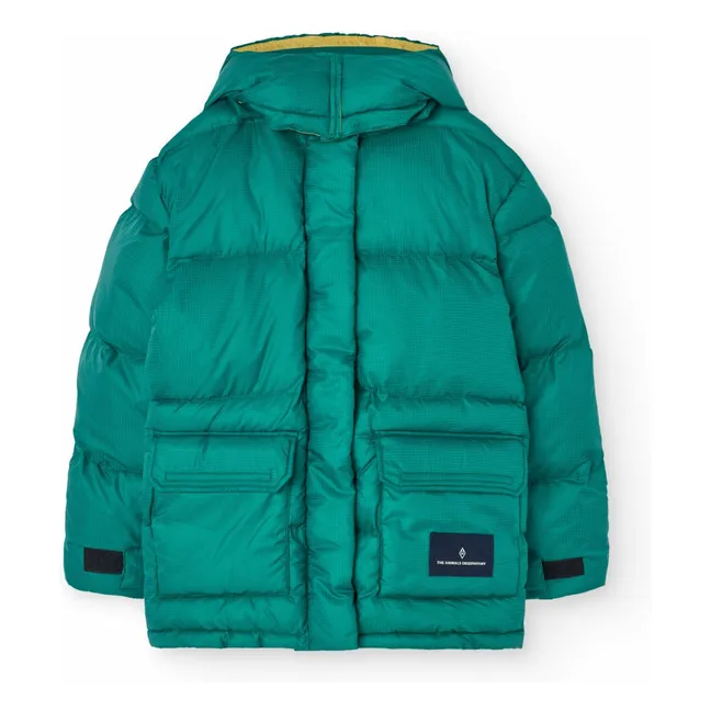 Chaqueta de plumón de fibra reciclada Lemur | Verde