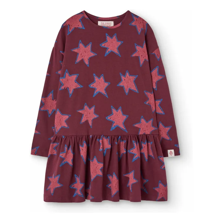 Vestido Macaw Stars | Burdeos- Imagen del producto n°0