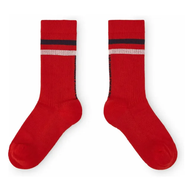 Chaussettes Skunk | Rouge
