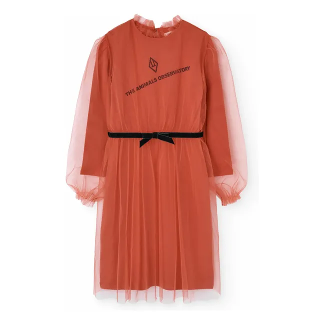 Tüllkleid Tortoise | Rot