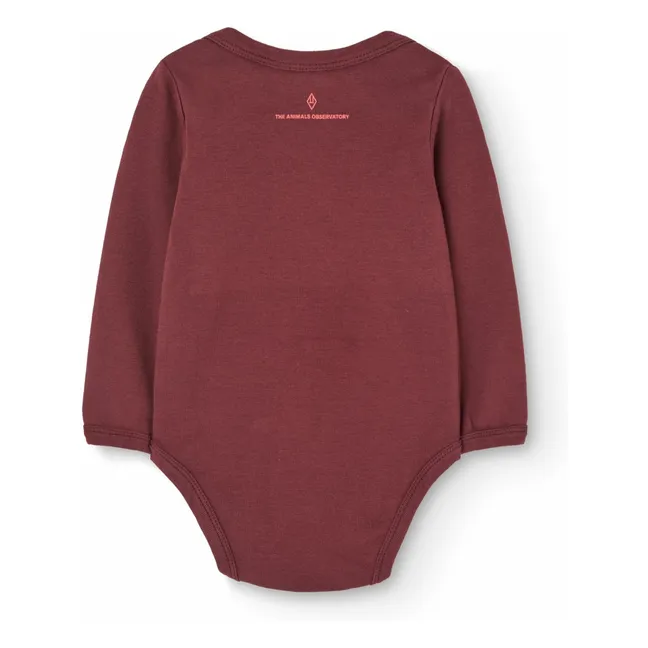 Wasp Body Hearts Organic Cotton | Burgundy