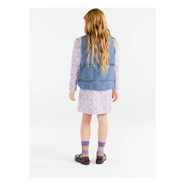 Socken Worm Gestreift | Violett