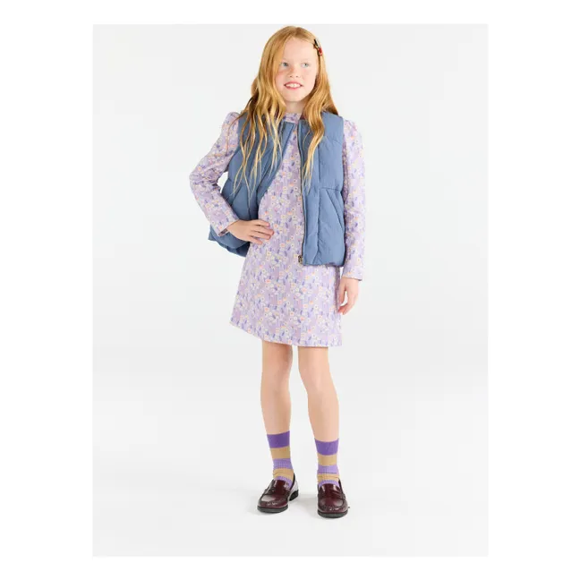 Socken Worm Gestreift | Violett