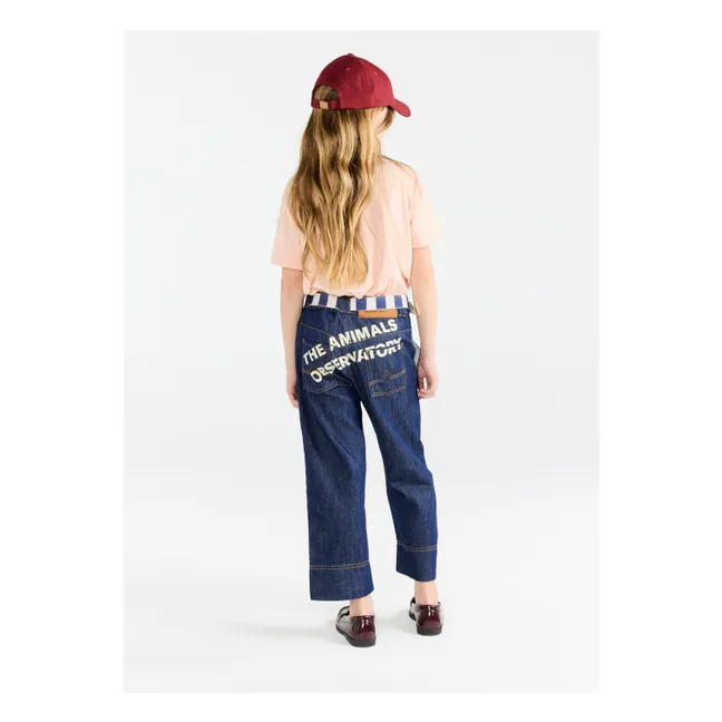 Ant Logo Organic Cotton Jeans | Denim brut