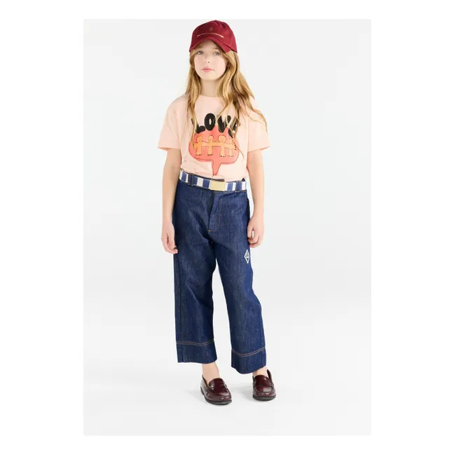 Ant Logo Organic Cotton Jeans | Denim brut