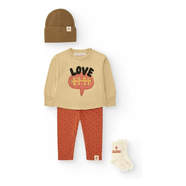 T-shirt Anteater Love | Jaune