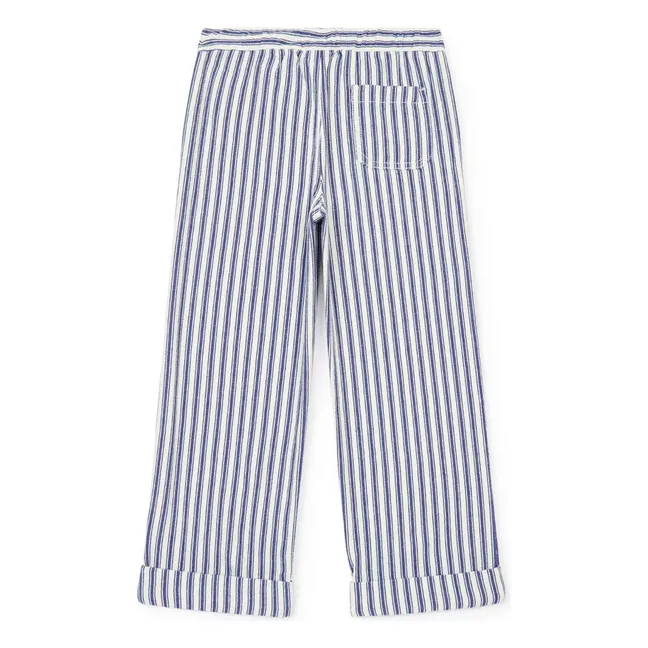 Pantaloni a righe Itcha | Blu