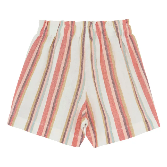 Ilovis Striped Shorts | Pink