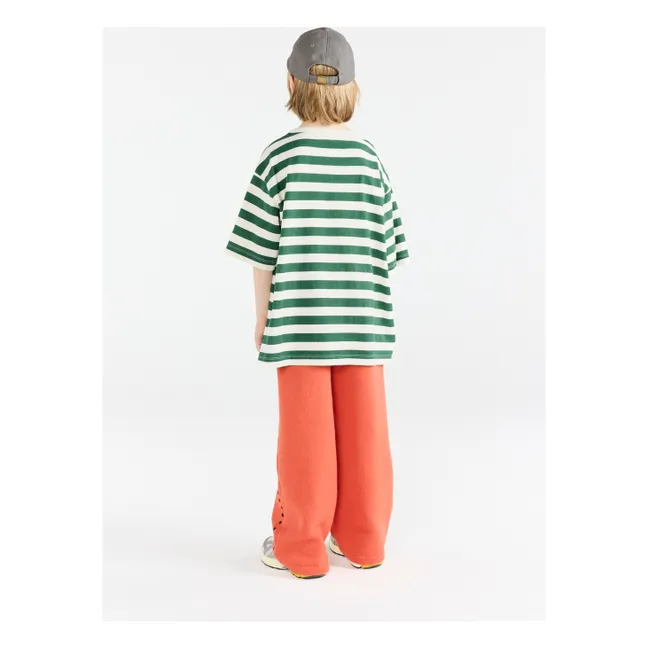 T-shirt Collie Rayé | Vert