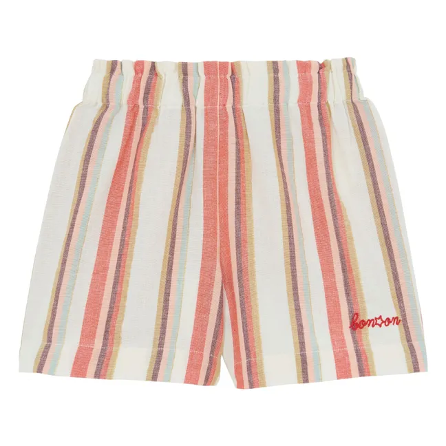 Ilovis Striped Shorts | Pink