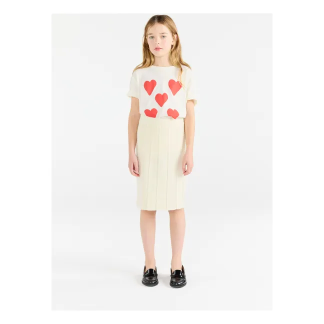 T-shirt Rooster Cœurs | Blanc