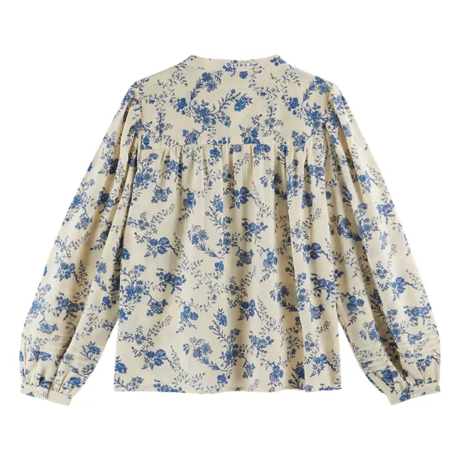 Blouse Cécilia Orchidées | Ecru