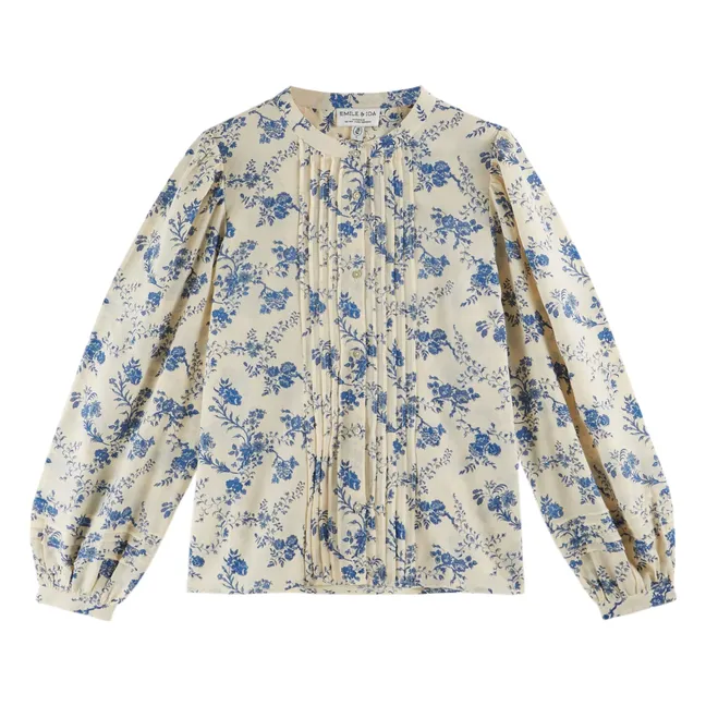 Blouse Cécilia Orchidées | Ecru