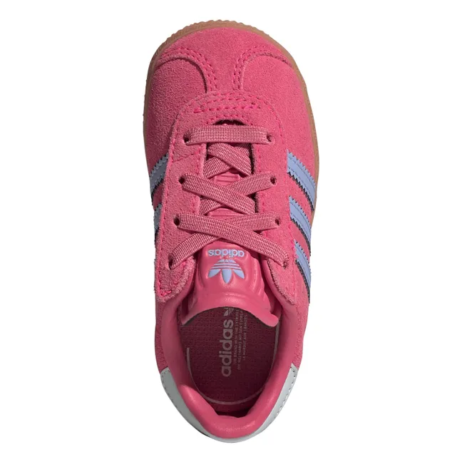 Baskets Gazelle Lacets Elastiqués | Rose