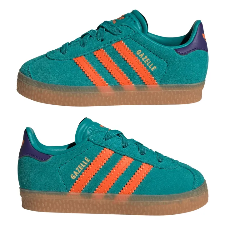 Baskets Gazelle Lacets Elastiqués | Vert- Image produit n°9