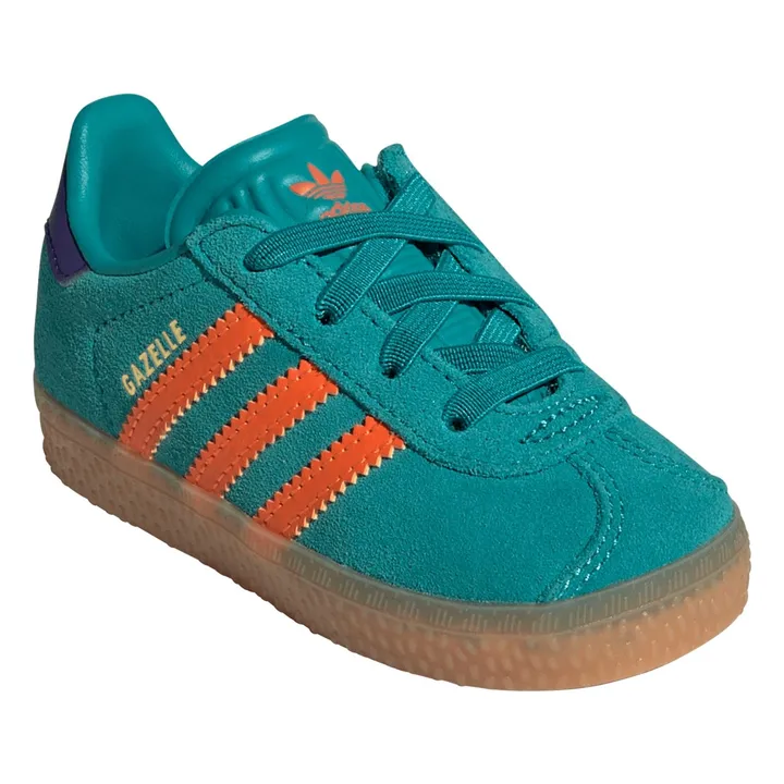 Baskets Gazelle Lacets Elastiqués | Vert- Image produit n°2