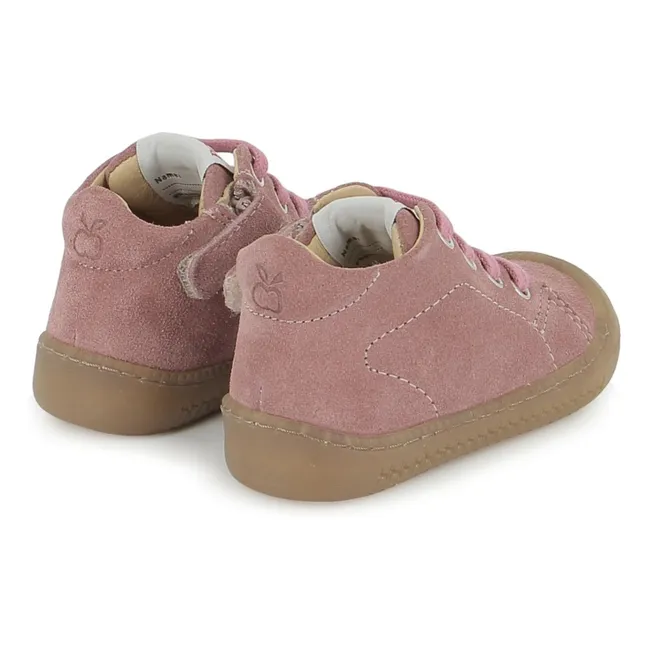 Yaka Walk Samt-Stiefelchen | Rosa