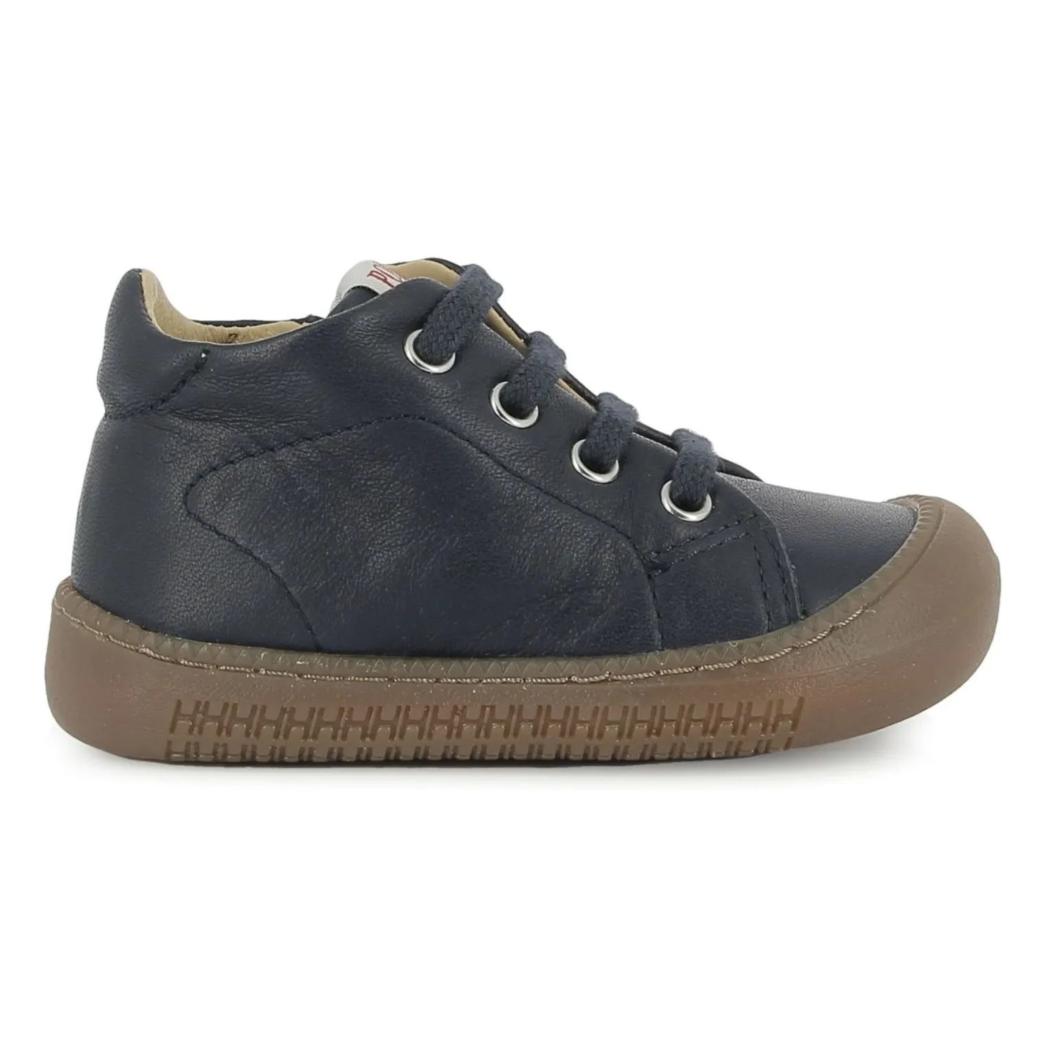 Pom D'api Navy Blue Yaka Walk Booties