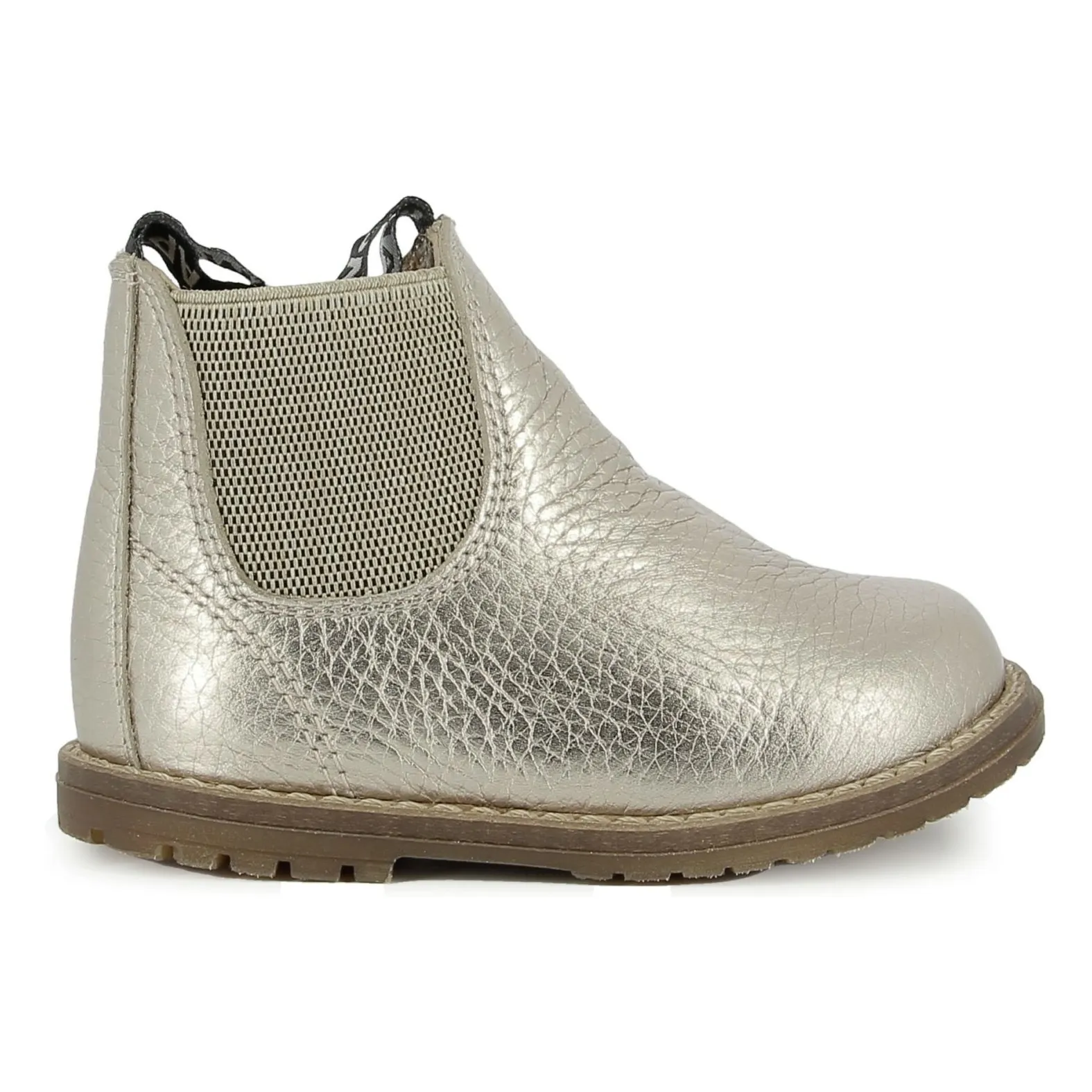 Pom D'api Gold Bob Jod Zip Grainy Leather Boots
