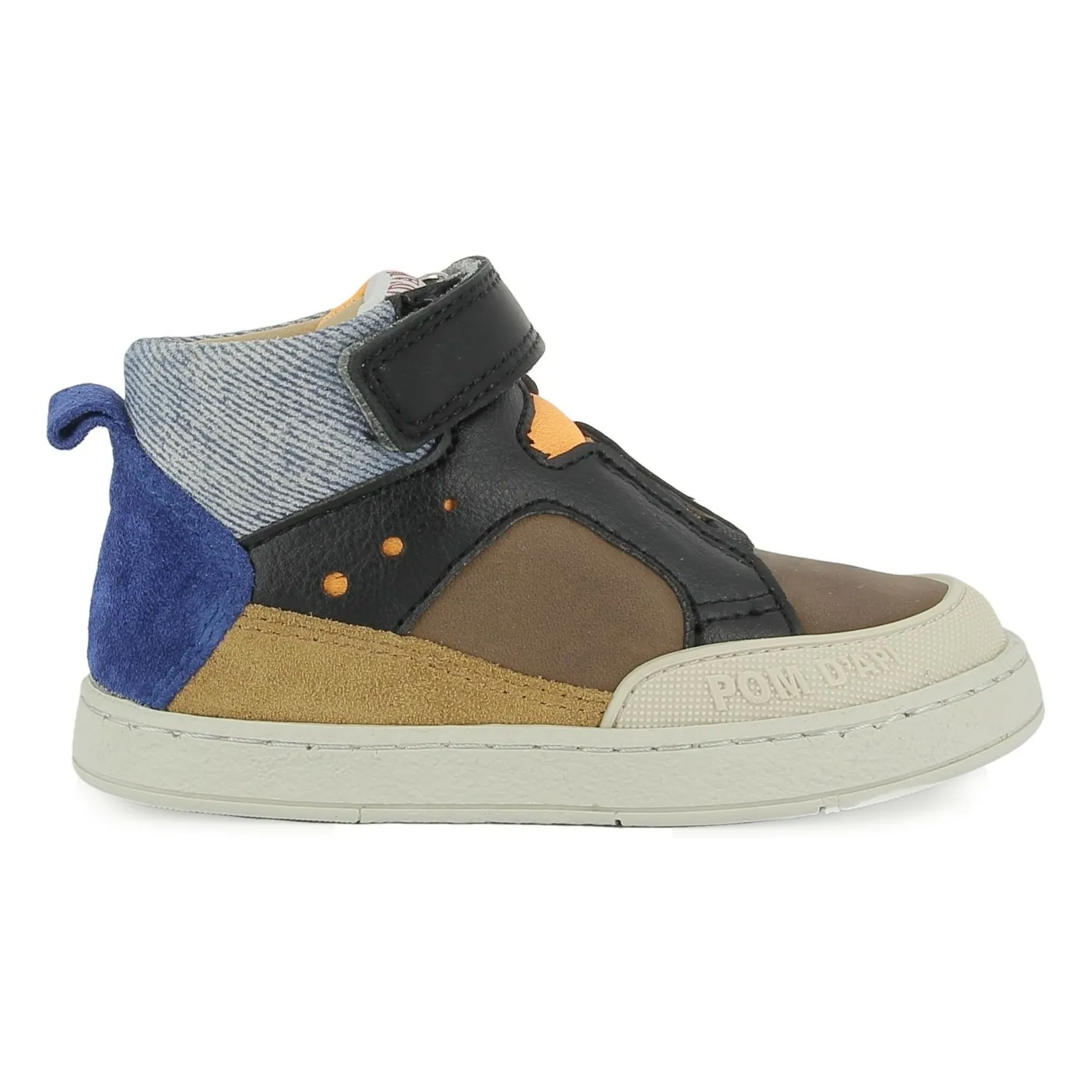 Pom D'api Brown Lizy Bump Foam Sneakers