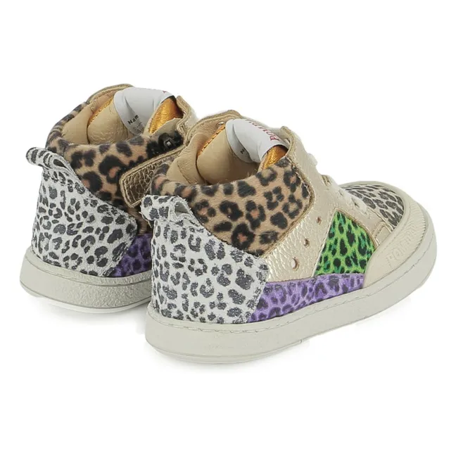 Bump Velvet Mousse Sneakers | Gold